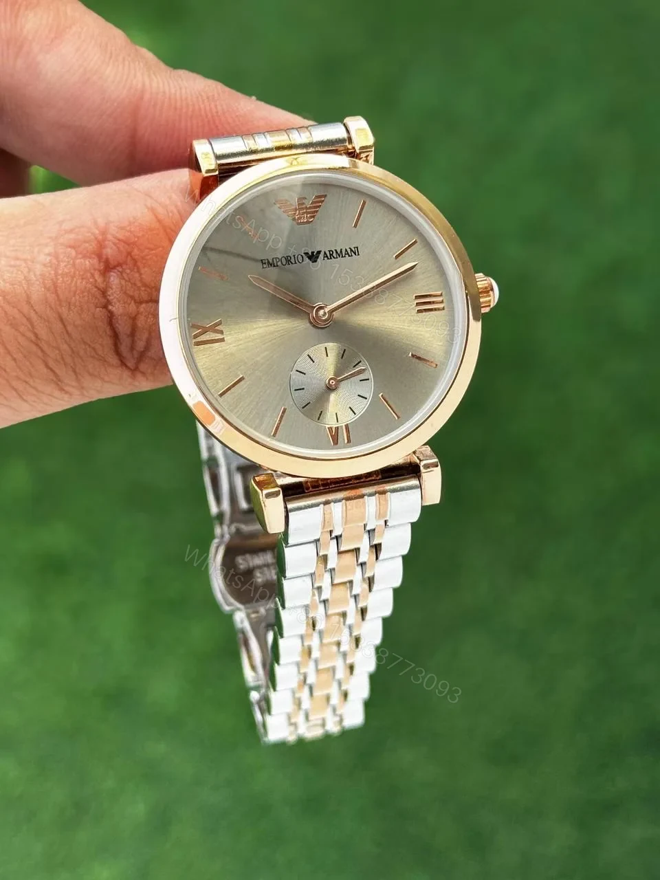 View 2 of Emporio Armani Slim Grey Dial Luxury
