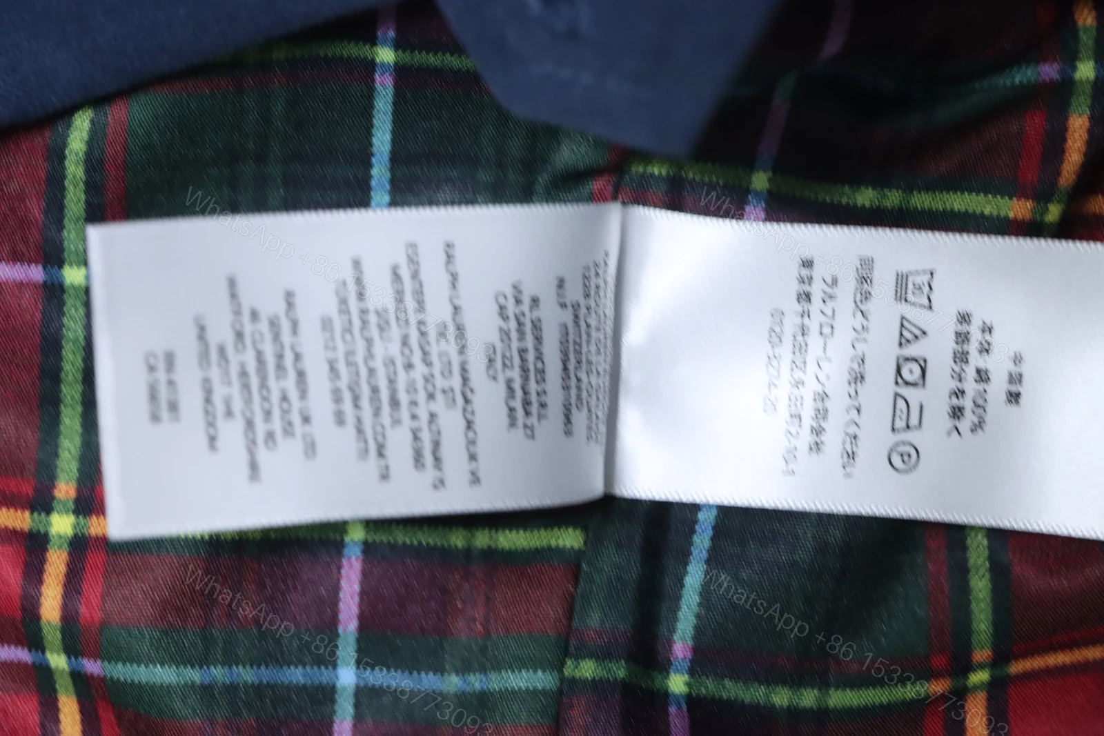 View 6 of Polo Ralph Lauren Vintage Clasp Chain Coat dark blue