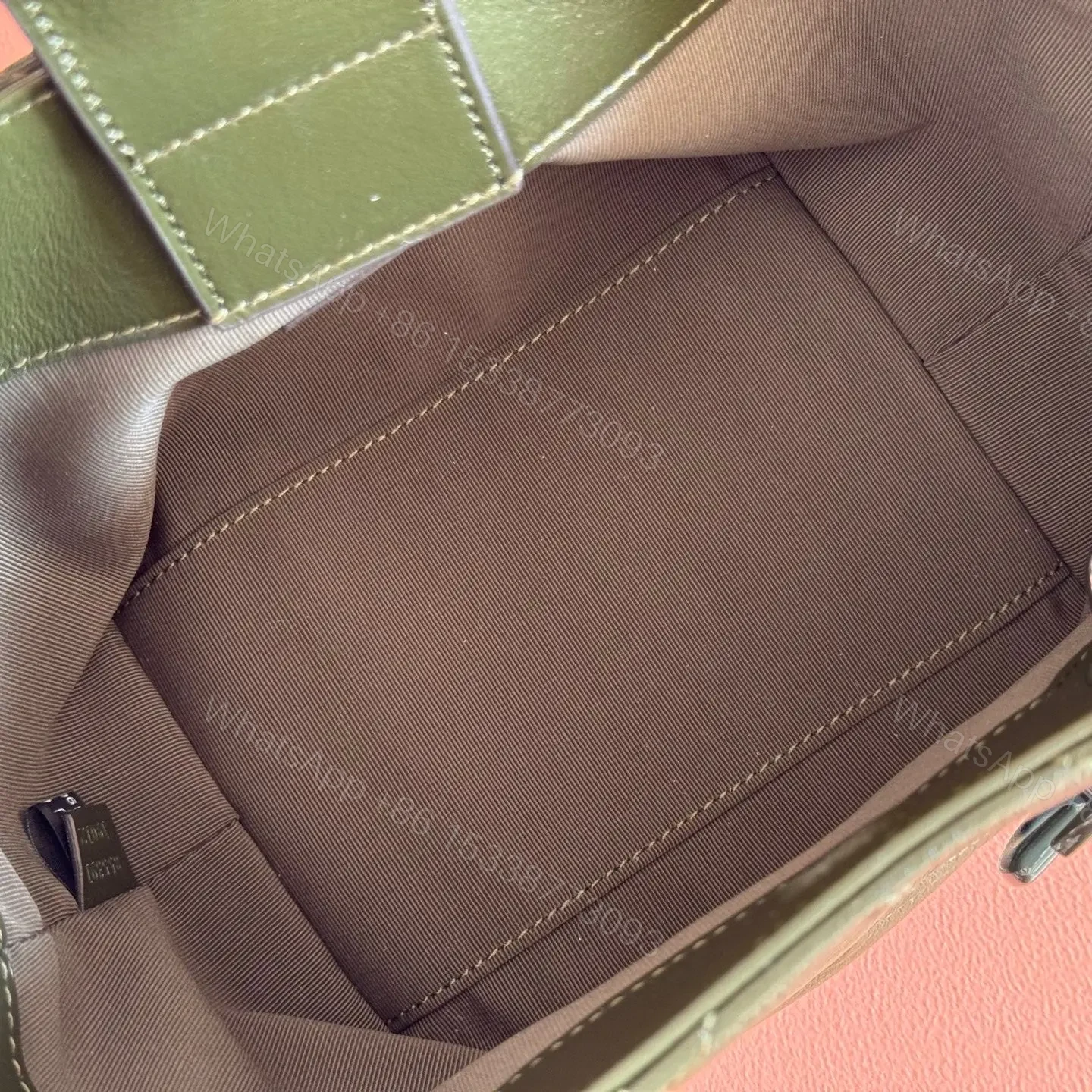 View 8 of GUCCI GG MARMONT TOTE BAG 17 IN MOSS GREEN