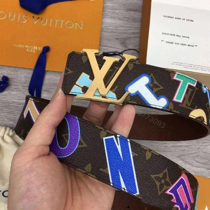 View 5 of LOUIS X NBA LV INITIALES 40MM REVERSIBLE BELT MONOGRAM CANVAS CALF LEATHER REVERSE – B75