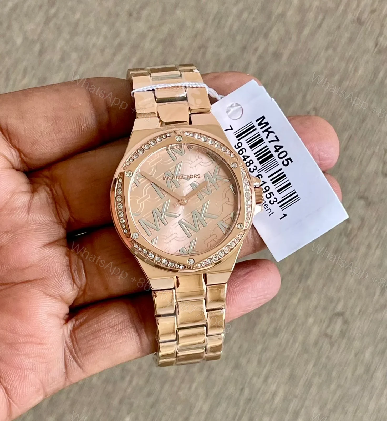 View 2 of Michael Kors Lennox Rose Gold Watch MK7405