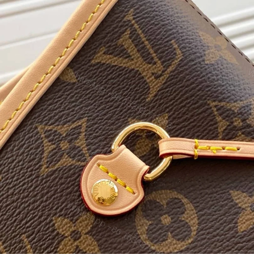 View 3 of Louis Vuitton Neverfull Bandoulière Inside Out MM Monogram Rouge Sari 32Cm M12096