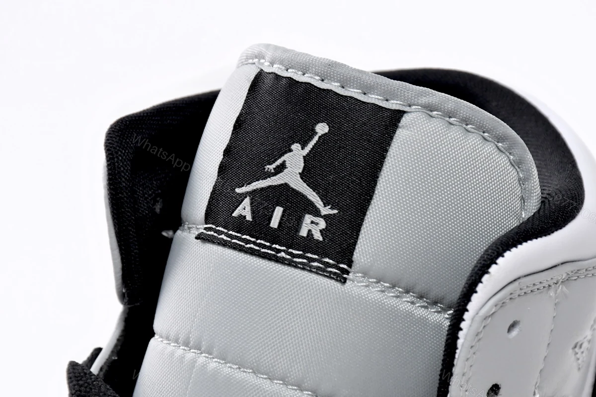 View 11 of Fake Jordan 1 Mid Light Smoke Grey 554724-092