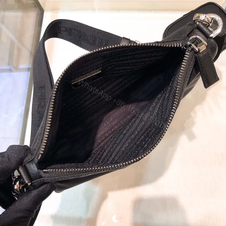 View 5 of Streamlined Prada Nylon Crossbody: 2-in-1 Belt Bag