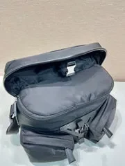 View 4 of CROSSBODY BAG 29 IN BLACK RE-NYLON AND CALFSKIN TRIM