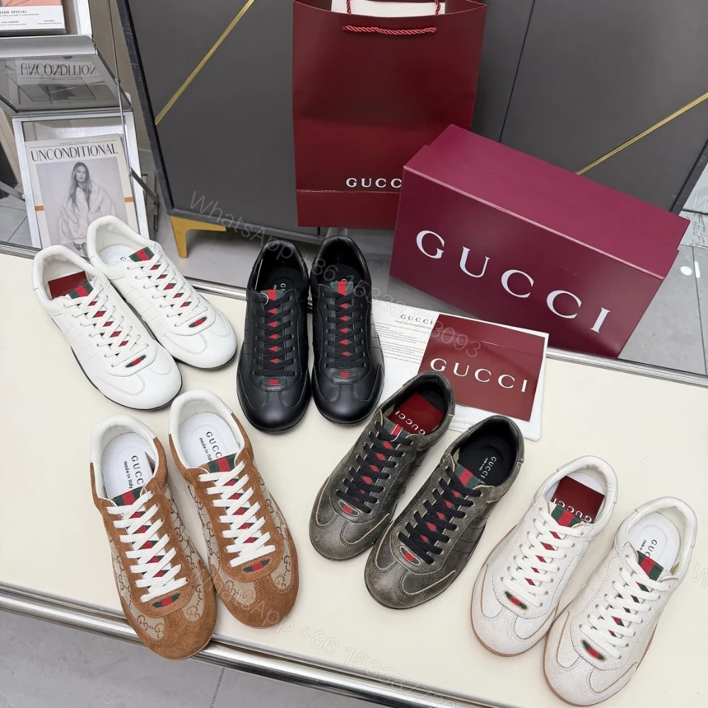 View 8 of Gucci Men Shift Trainers All Black L