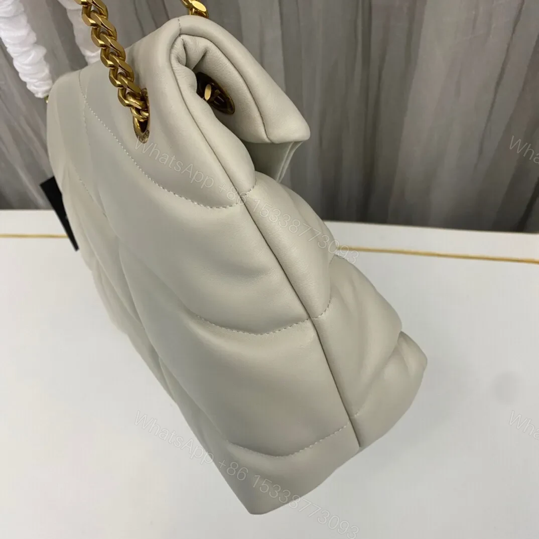 View 4 of Saint Laurent Loulou Small Quilted Puffer Bag ‘All Colour Available’
