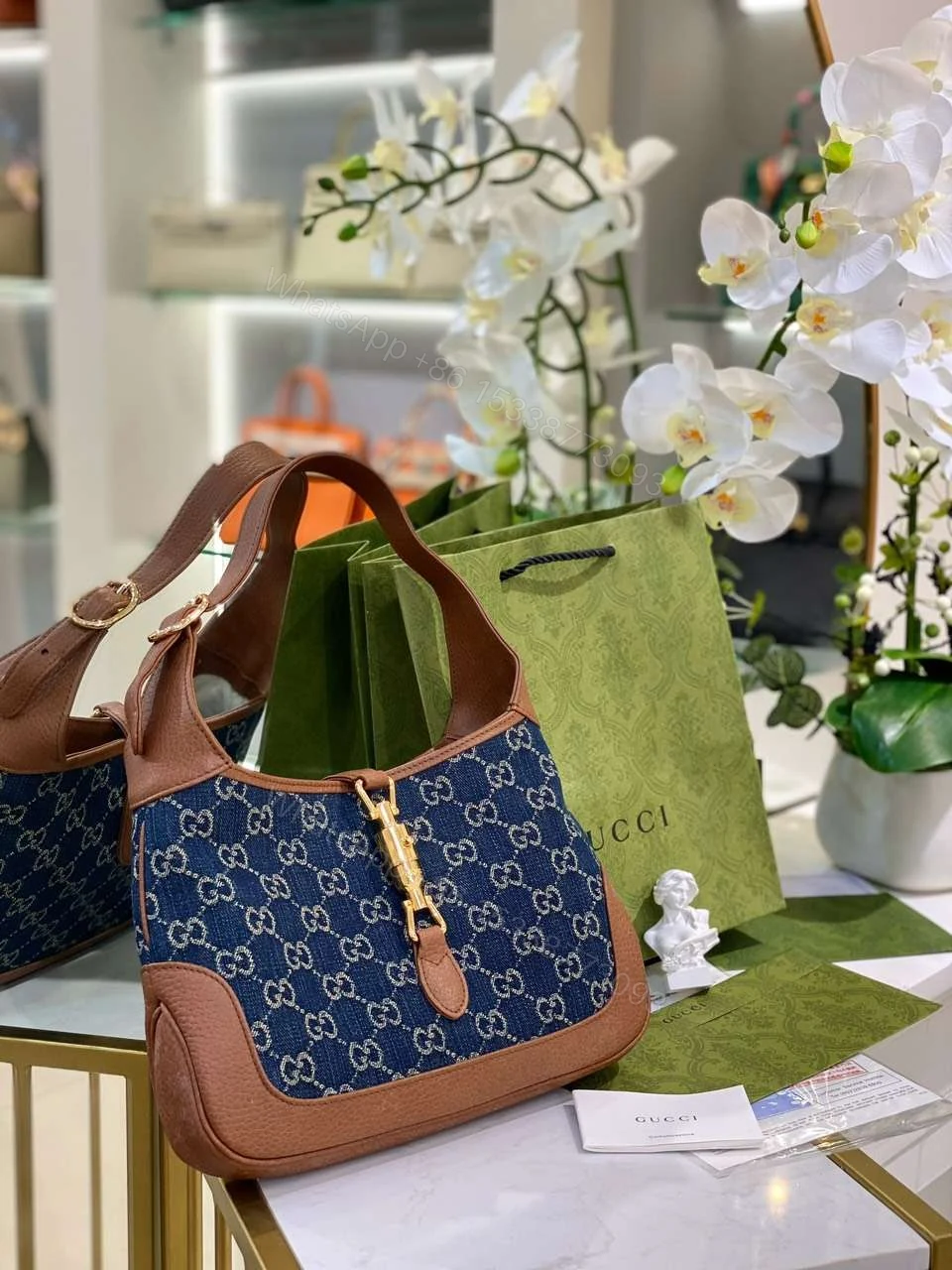 View 5 of Gucci Jackie 1961 Small Hobo Bag Super Class 28cm