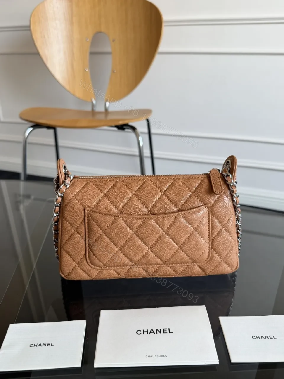 View 2 of Quilted Leather Shoulder Bag: Elegant Compact Chic, Everyday Luxury