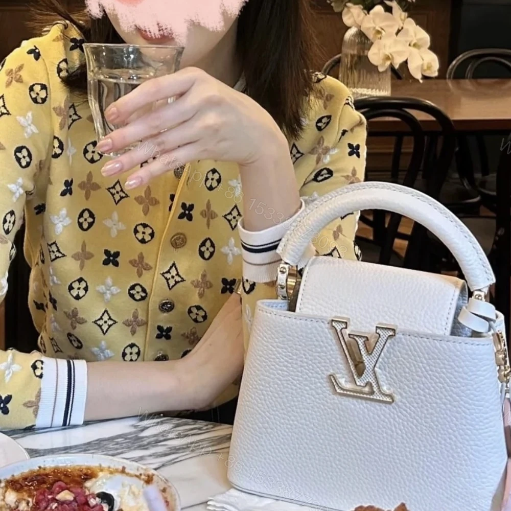 View 3 of Louis Vuitton Capucines Mini Bag Snow White 20Cm M21416
