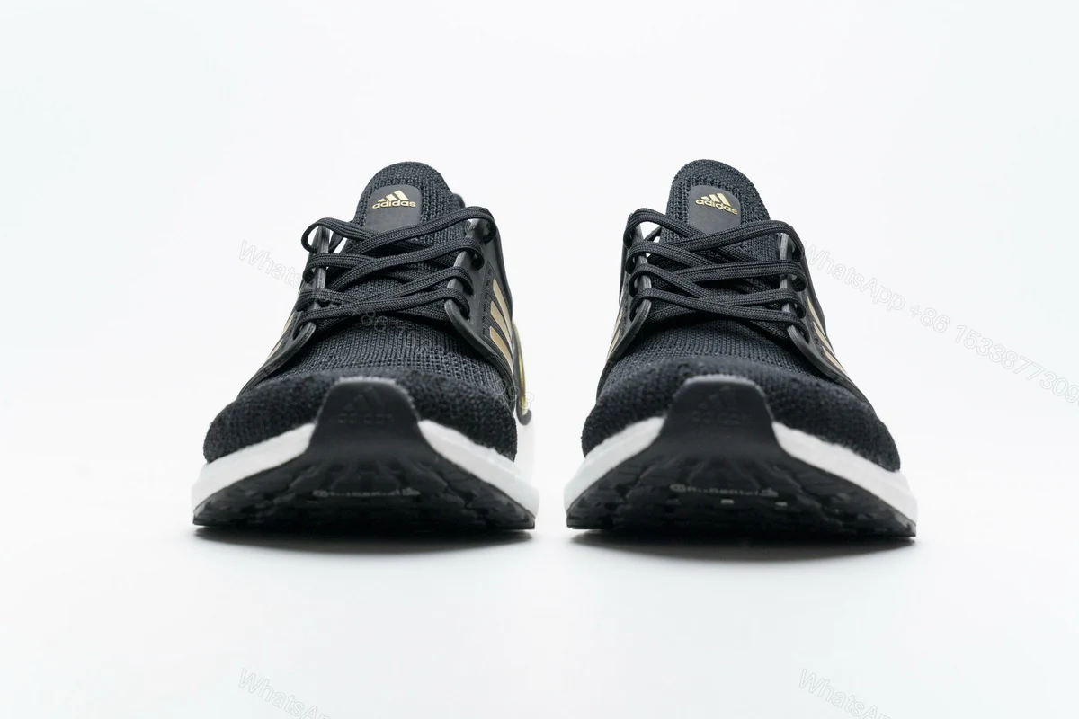 View 3 of Adidas Ultra Boost 20 Black Gold White EE4393