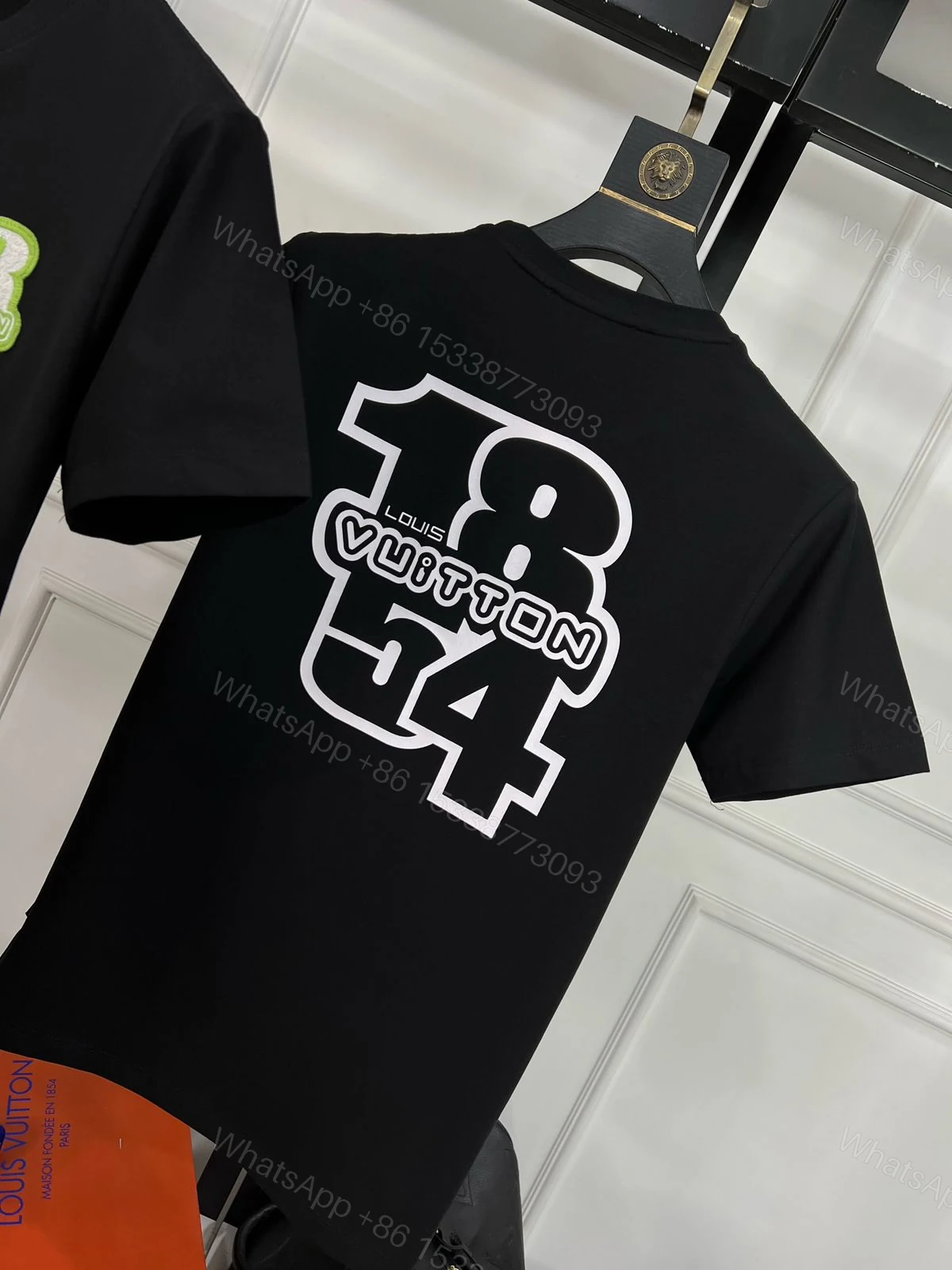 View 4 of First Copy Louis Vuitton Exclusive Cotton Lycra Round Neck T-Shirt