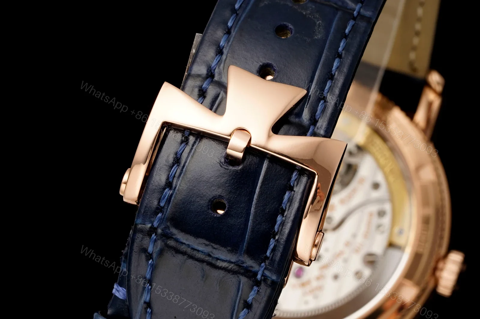 View 6 of Vacheron Constantin Traditionnelle Tourbillon Phoenix and the Dragon Pink Gold Blue Dial 6040T/000R-B960