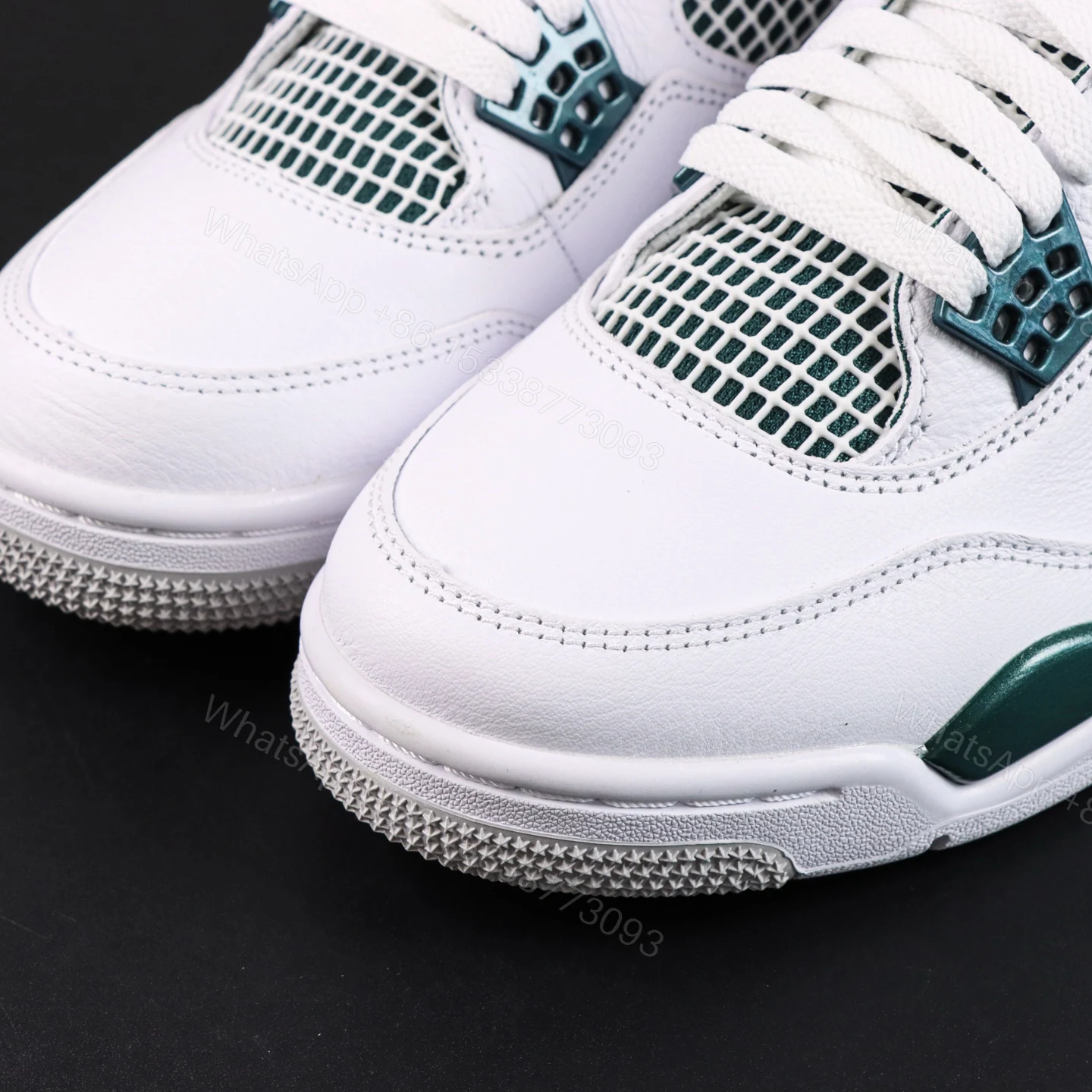 View 4 of Air Jordan 4 “Oxidized Green” Replica