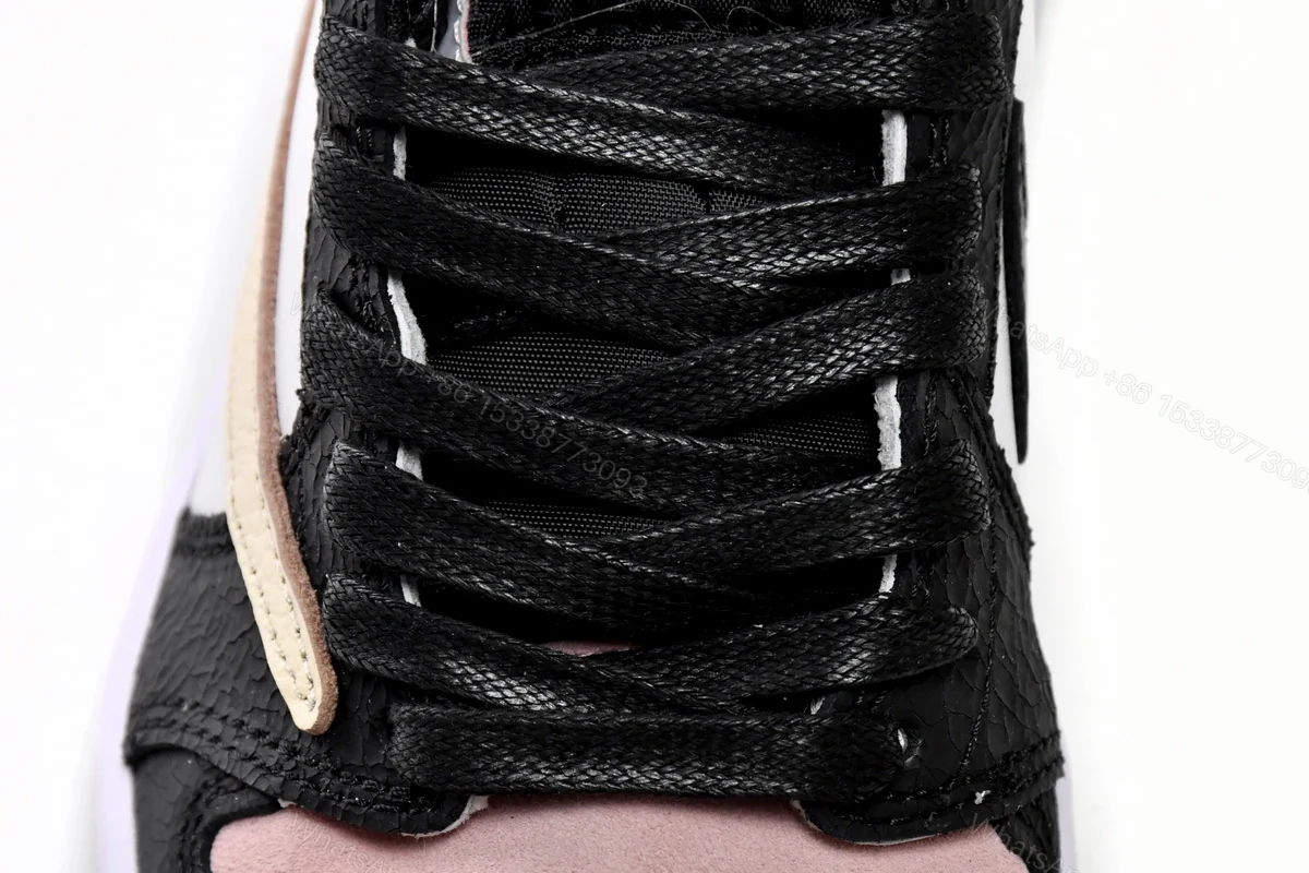 View 6 of Travis Scott x Air Jordan 1 Low Black Red DM7866-066