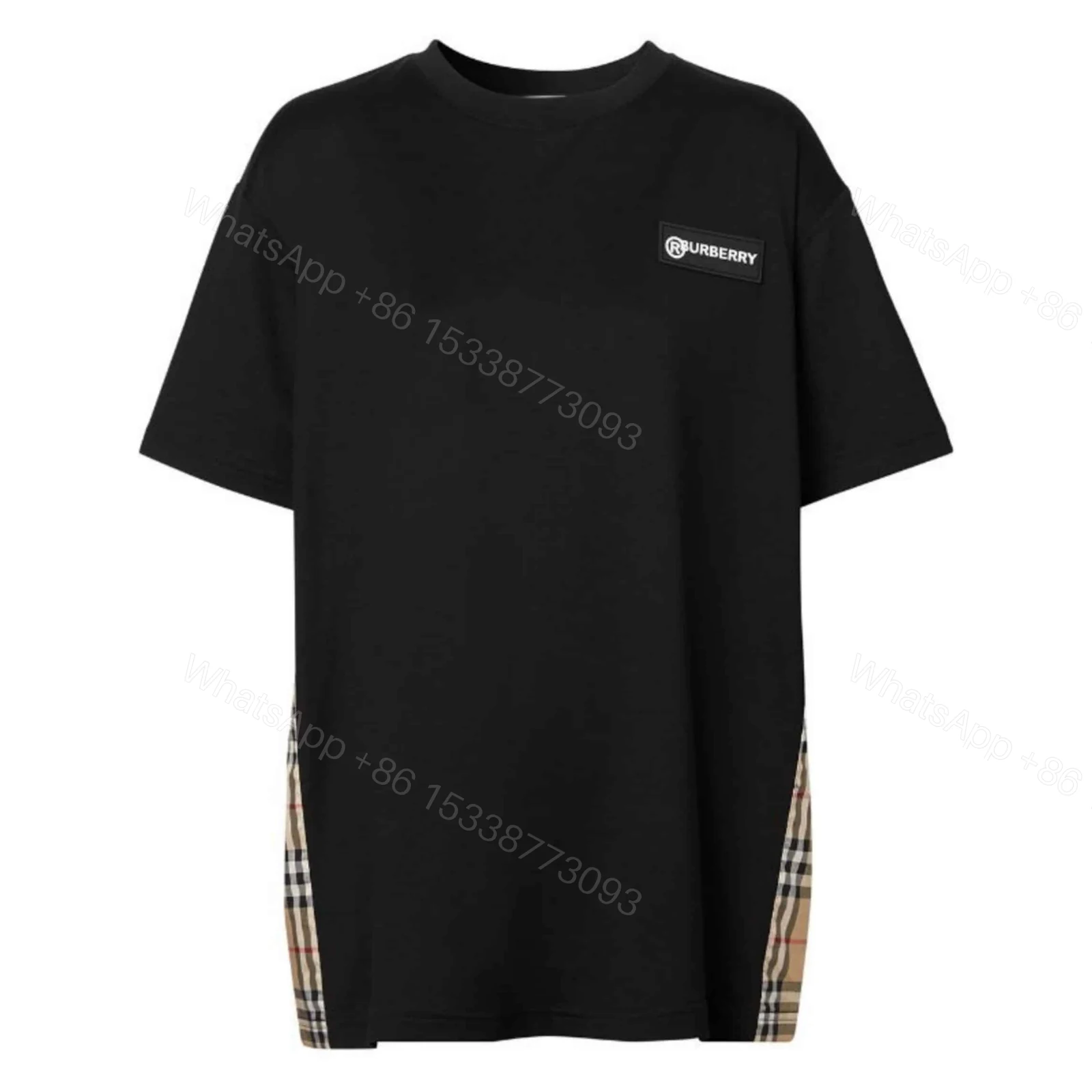 View 2 of BURBERRY VINTAGE CHECK PANEL T-SHIRT – BBR62