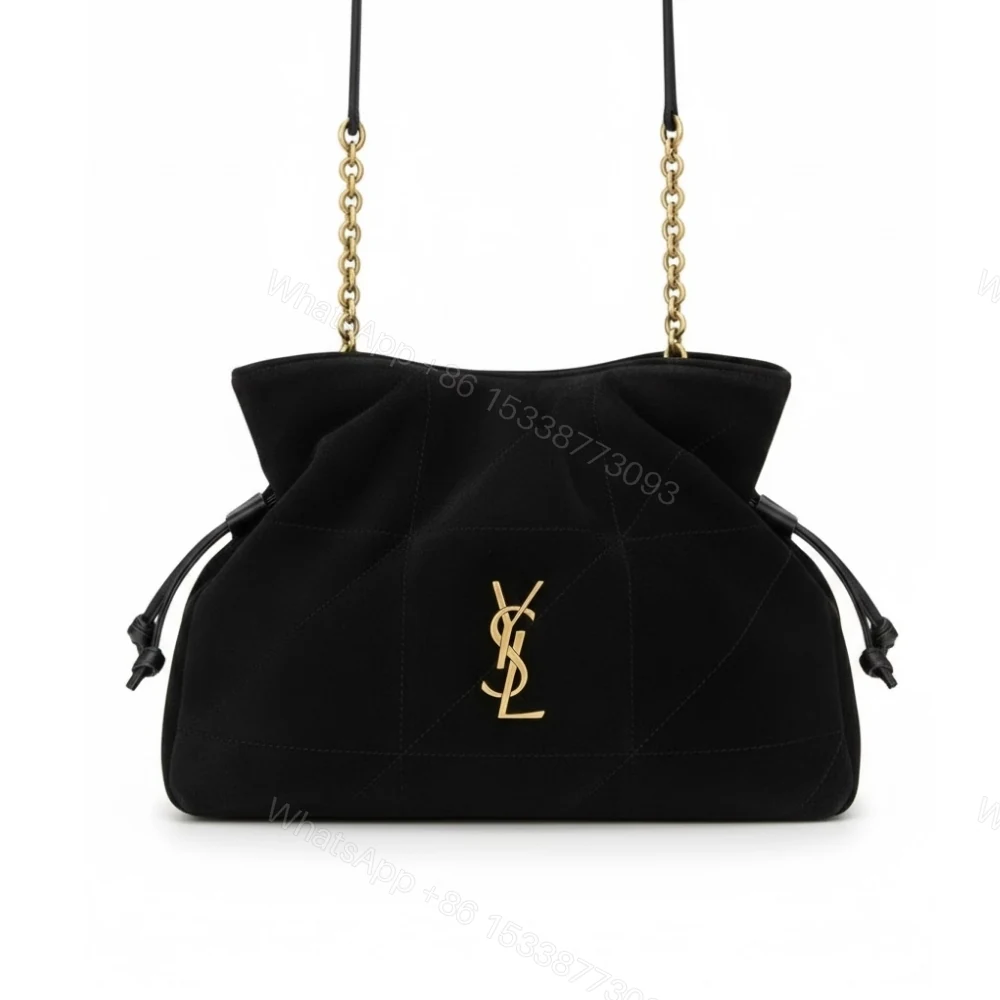 Saint Laurent Jamie Shoulder Pouch In Black 26Cm — view 1