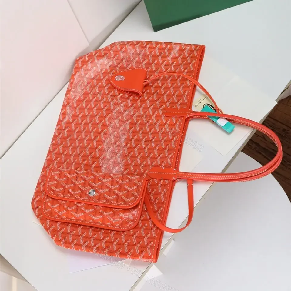View 4 of 高仿Goyard*STLOUIP8滿印Tote手提袋橙色免檢版小號