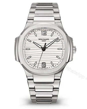 Replica Patek Philippe Ladies Nautilus Silver Dial Stainless Steel 7118/1A-010 — view 1