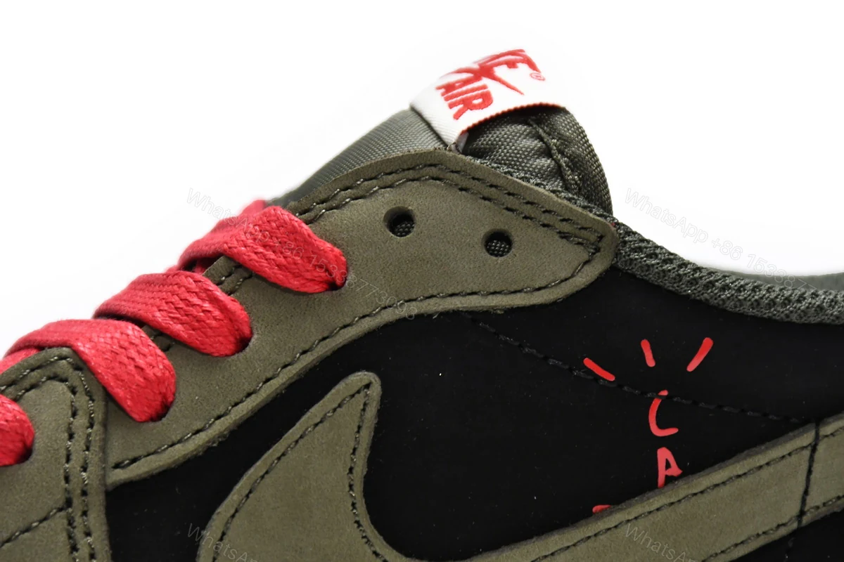 View 7 of Travis Scott x Air Jordan 1 Low Dark Green DM7866-196