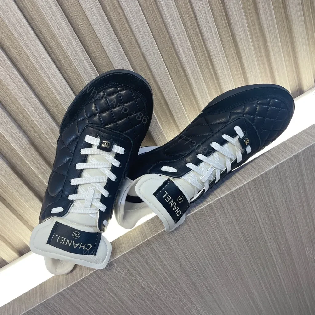 View 9 of Quilted Leather Sneaker – Luxe Couture-Inspired, All-Day Comfort