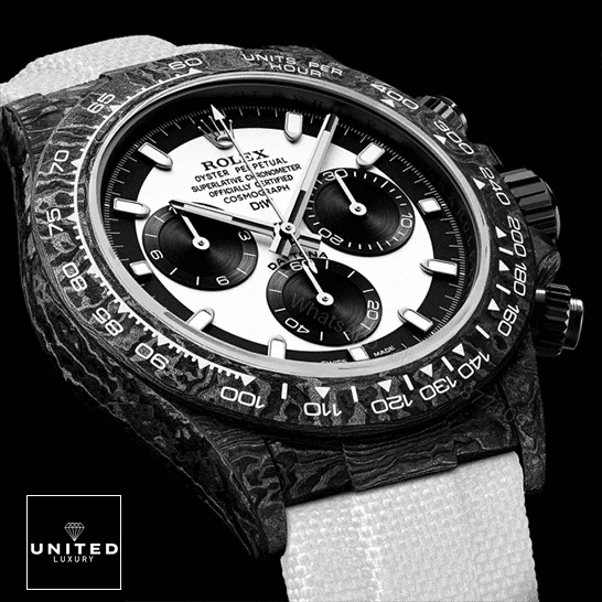 View 10 of Rolex Daytona Carbon Cosmograph Cream Dial 4130CR Replica