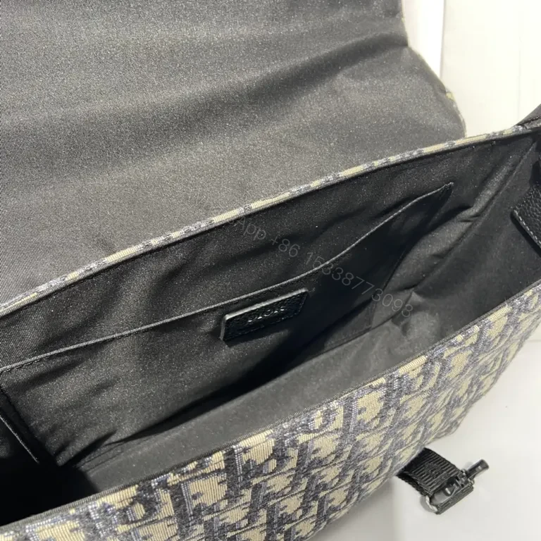 View 4 of Dior Oblique Monogram Messenger Bag: Sophisticated Crossbody