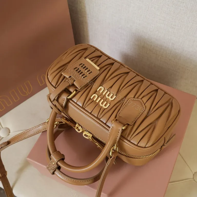 View 5 of Chic Quilted Satchel with Gold Hardware â€” Everyday Luxury Bag