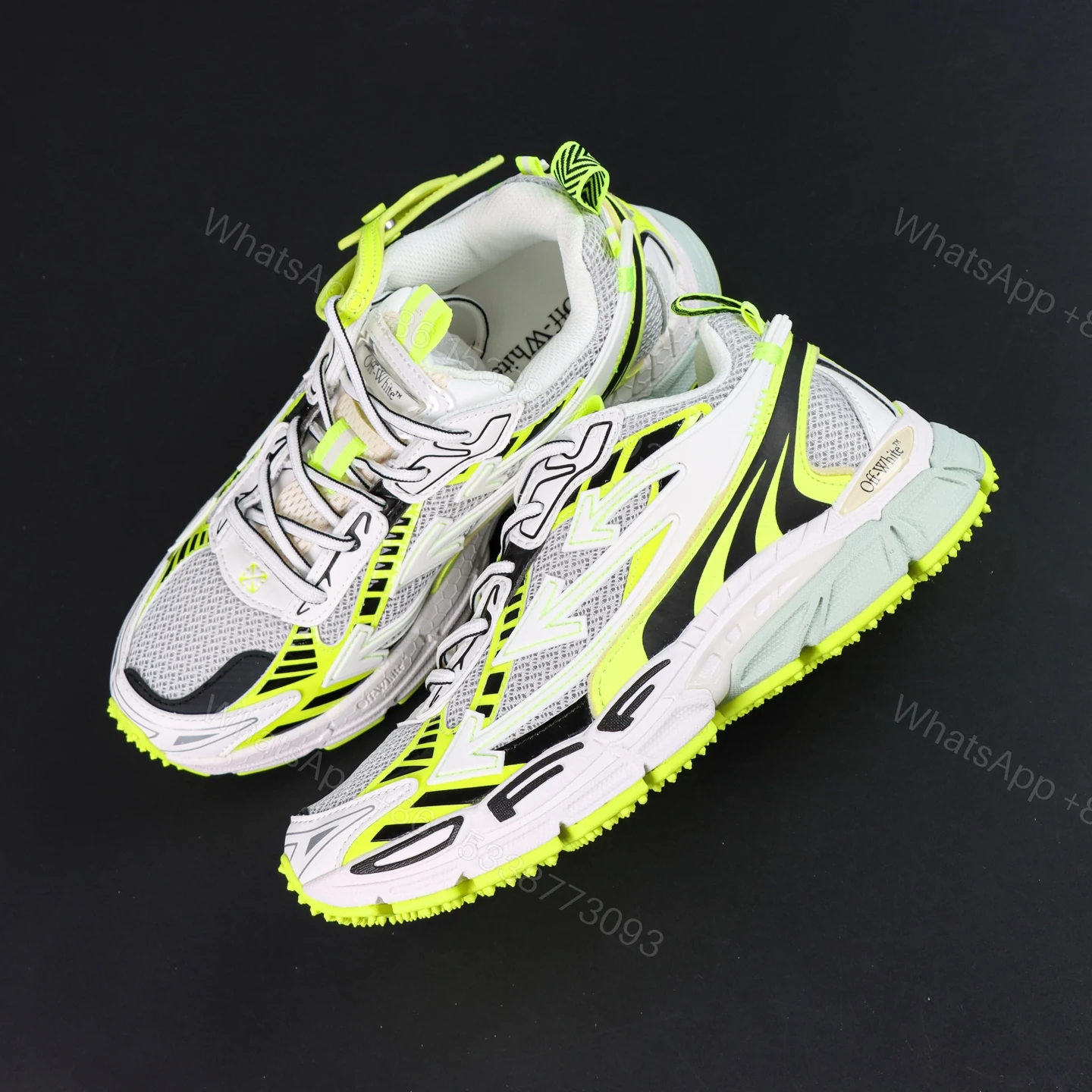 View 9 of Off White Be Right Back Neon Green Reps
