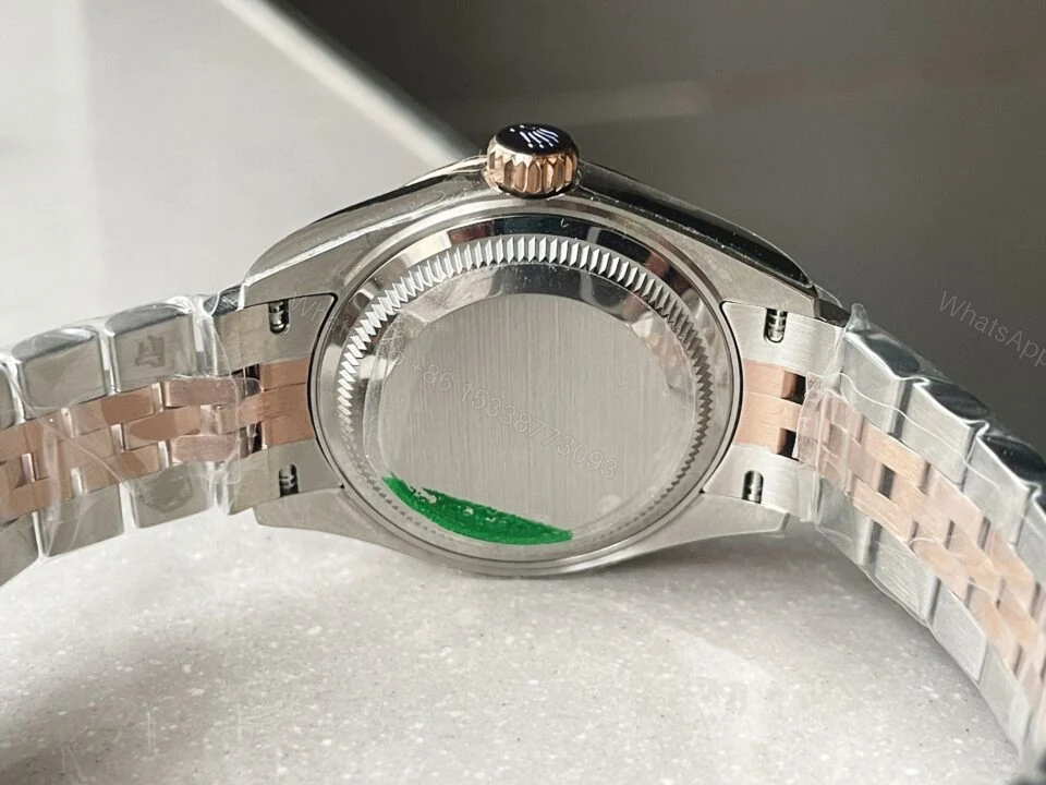View 8 of KZF Factory 1:1 Rolex Datejust 28mm 904L RG/SS Brown Dial A2671