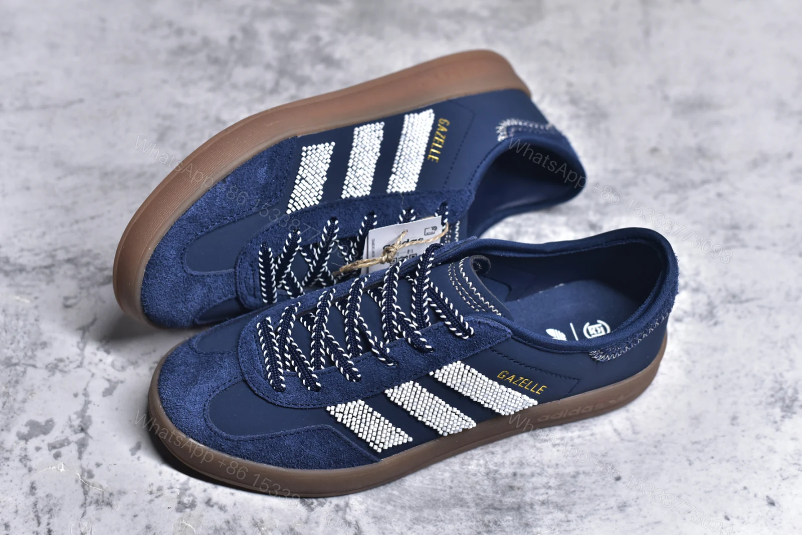 View 4 of Clot x Adidas Originals GAZELLE Blue Reps