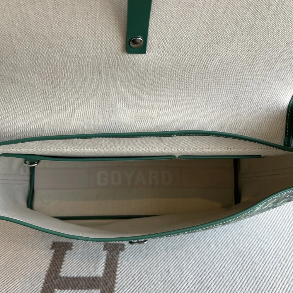 View 8 of 高仿Goyard*Capetien系列CAPETIX郵差包綠色中號免檢版