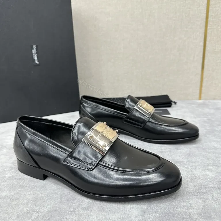 View 3 of Lux Leather Drivers with Gold Bar â€“ Signature Comfort Shoes