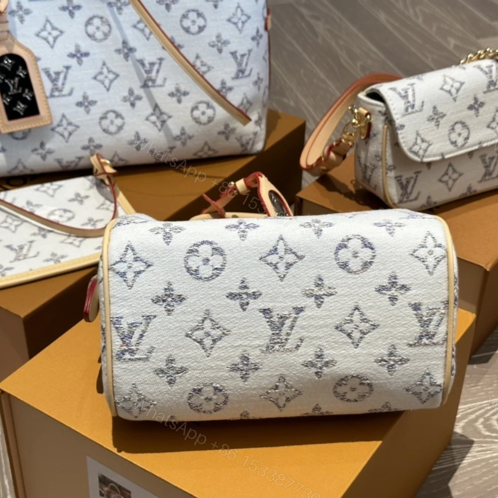View 6 of Louis Vuitton Speedy Bandoulière 20 Multicolor Beige 20Cm M24709