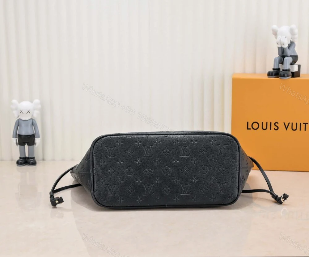 View 4 of Louis Vuitton Neverfull MM Monogram Empreinte Black 31Cm