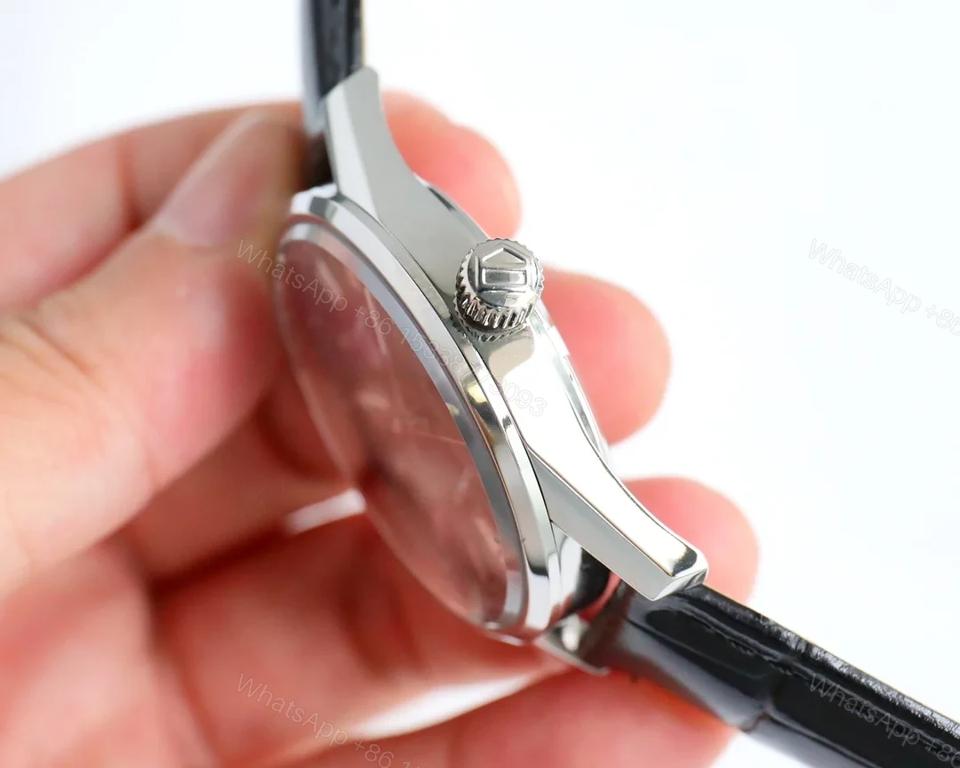 View 5 of TAG Heuer Carrera Calibre 5 Day Date Stainless Steel Blue Alligator WAR201E.FC6292