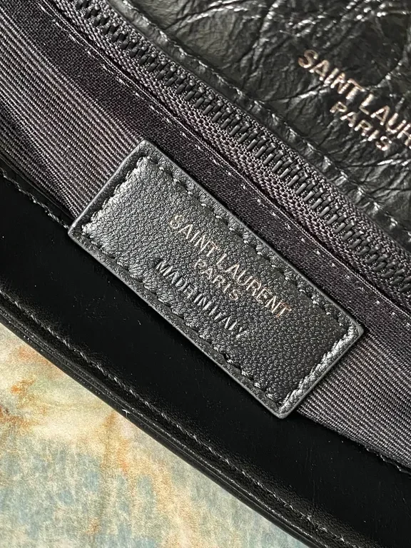 View 8 of Quilted Leather Crossbody: YSL-Inspired Luxe, Compact Chic