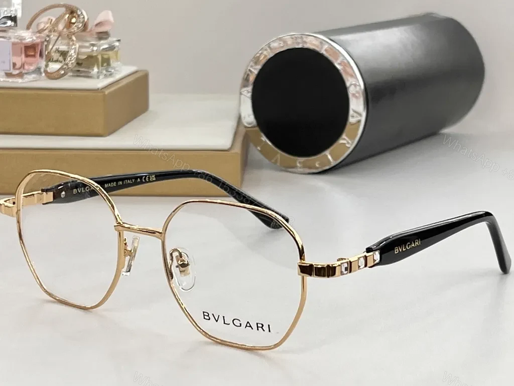 View 8 of Gunmetal BVLGARI Metal Eyewear: Luxe Designer Frames