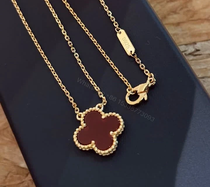 View 2 of Van Cleef Arpels Knockoff Vintage Alhambra Pendant Necklace