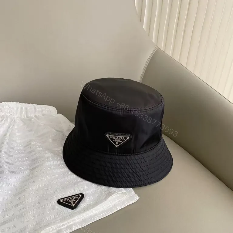 View 6 of Prada Black Nylon Logo Bucket Hat â€” Everyday Luxe
