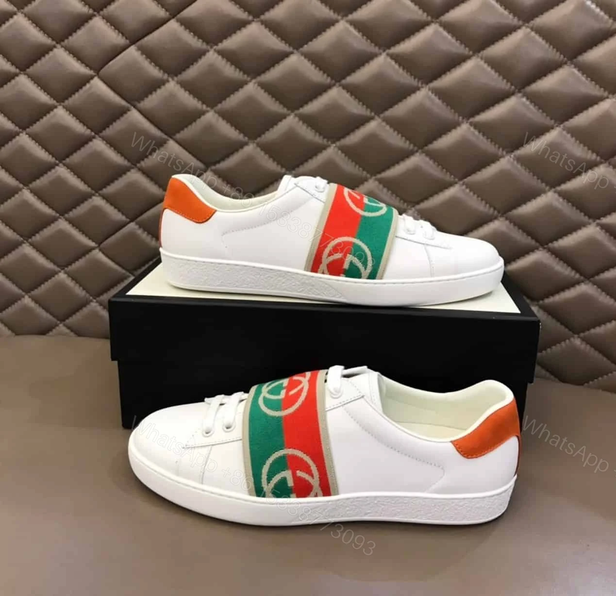View 9 of GUCCI MEN’S ACE SNEAKERS WITH ELASTIC WEB – GC213