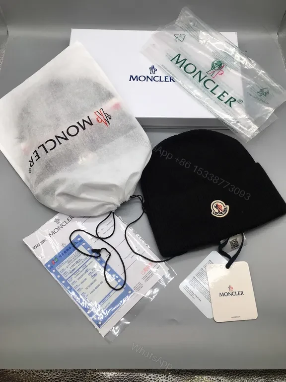 View 4 of Cozy Navy Knit Beanie â€” Allâ€‘Day Warmth, Moncler Luxury