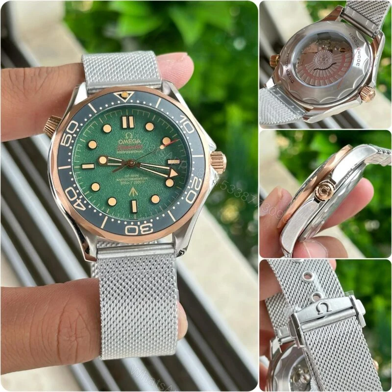 View 4 of Omega Seamaster Diver 300M Green Dial Automatic 42mm