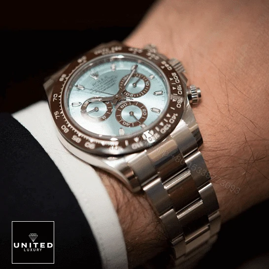 View 9 of Rolex Daytona Cosmograph 116506 Blue Dial Oyster Replica