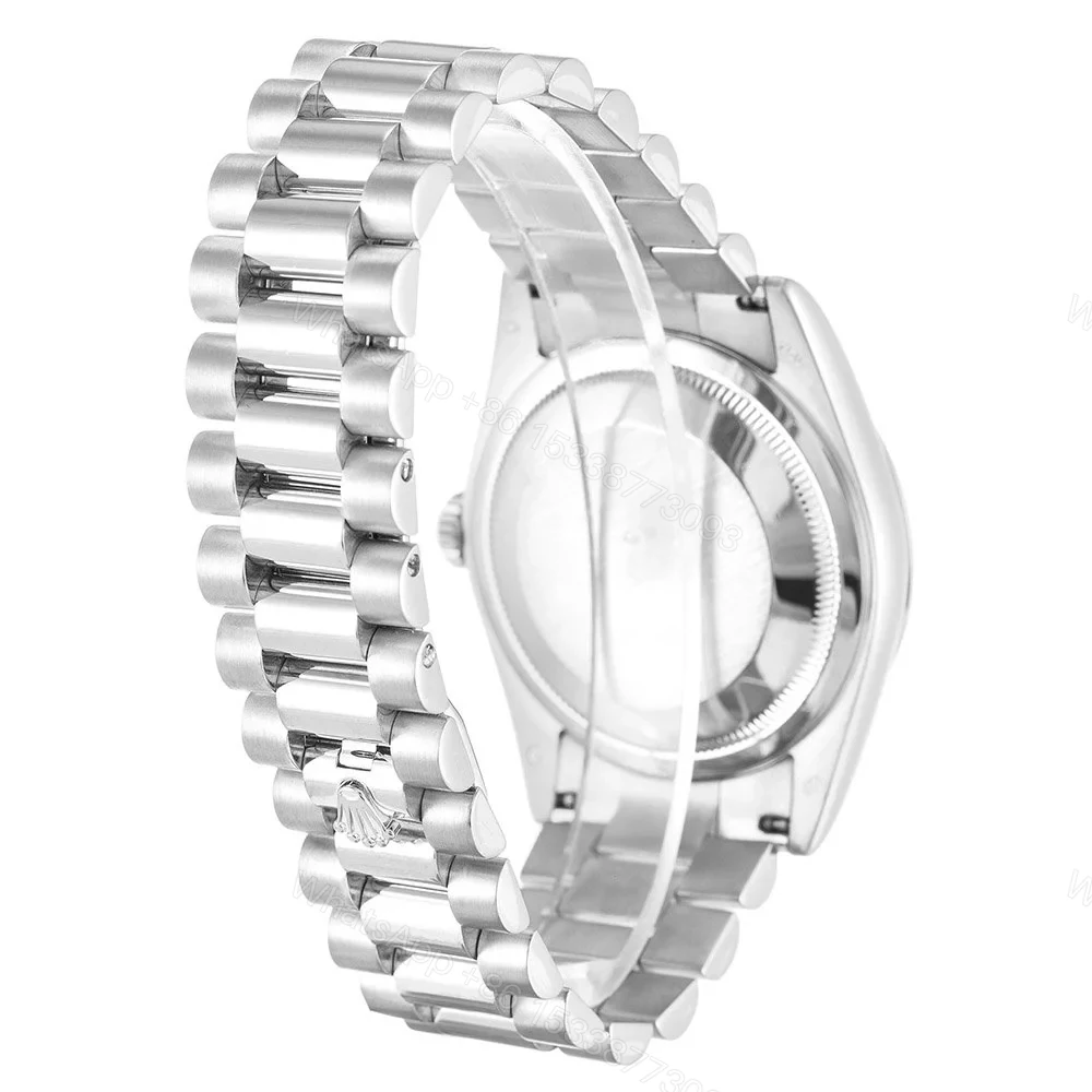 View 2 of Replica Rolex Day-Date II Silver Dial 218239 40 mm