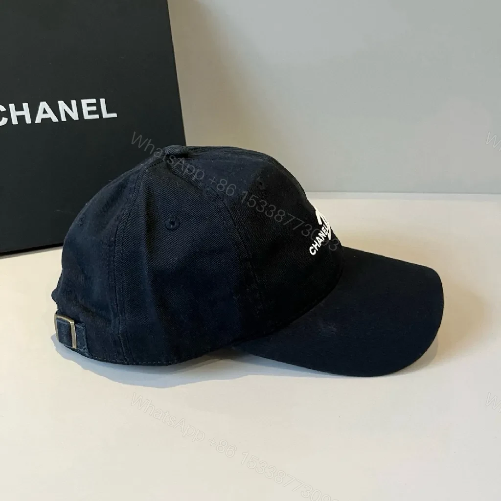 View 7 of Chic Logo Cap: Cotton-Nylon, Minimalist Luxury Style
