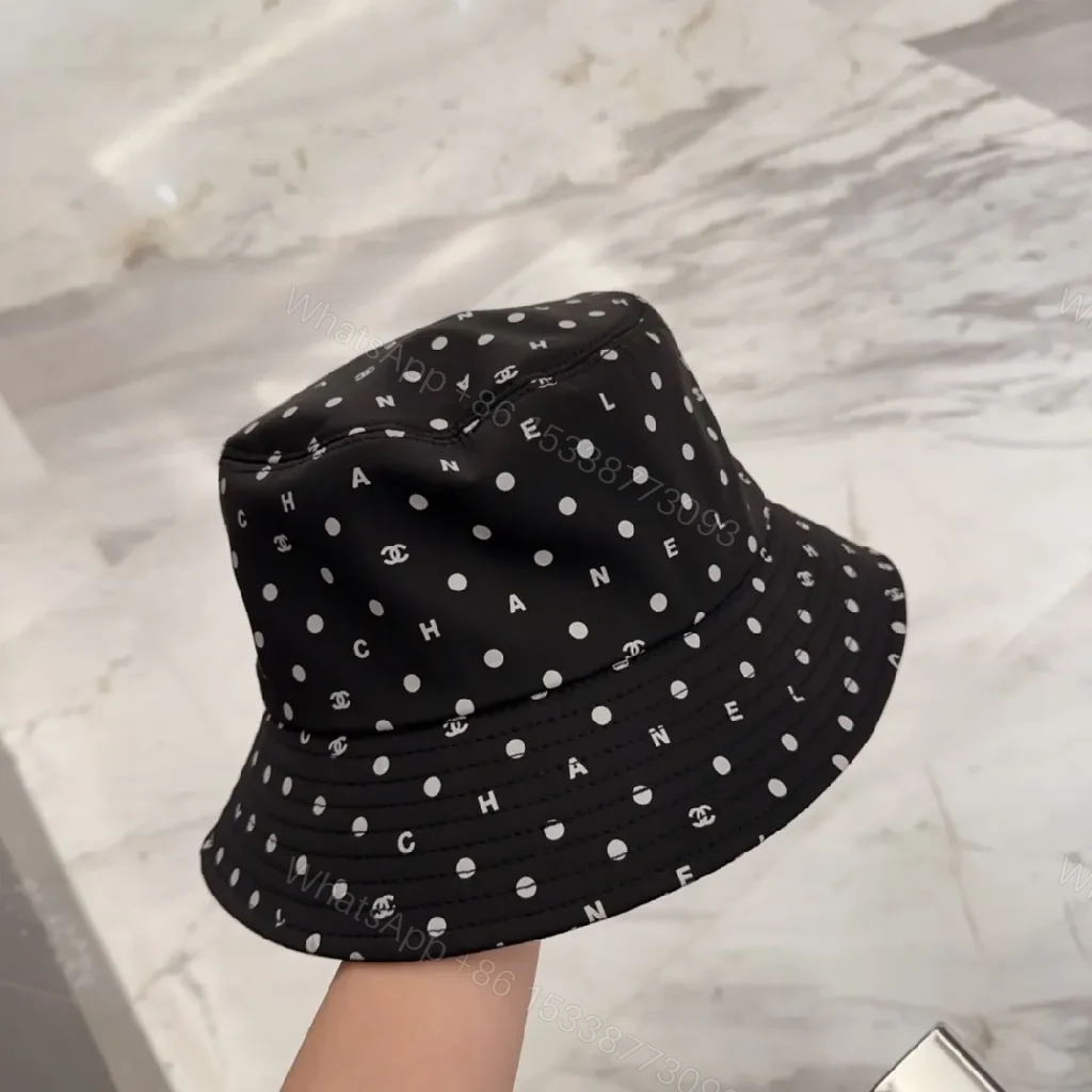 View 5 of Polished Denim-Ready Chanel-Patterned Bucket Hat