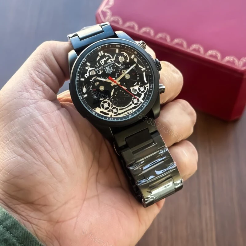 View 2 of Tag Heuer Grand Carrera CR-7 Black 43mm Quartz