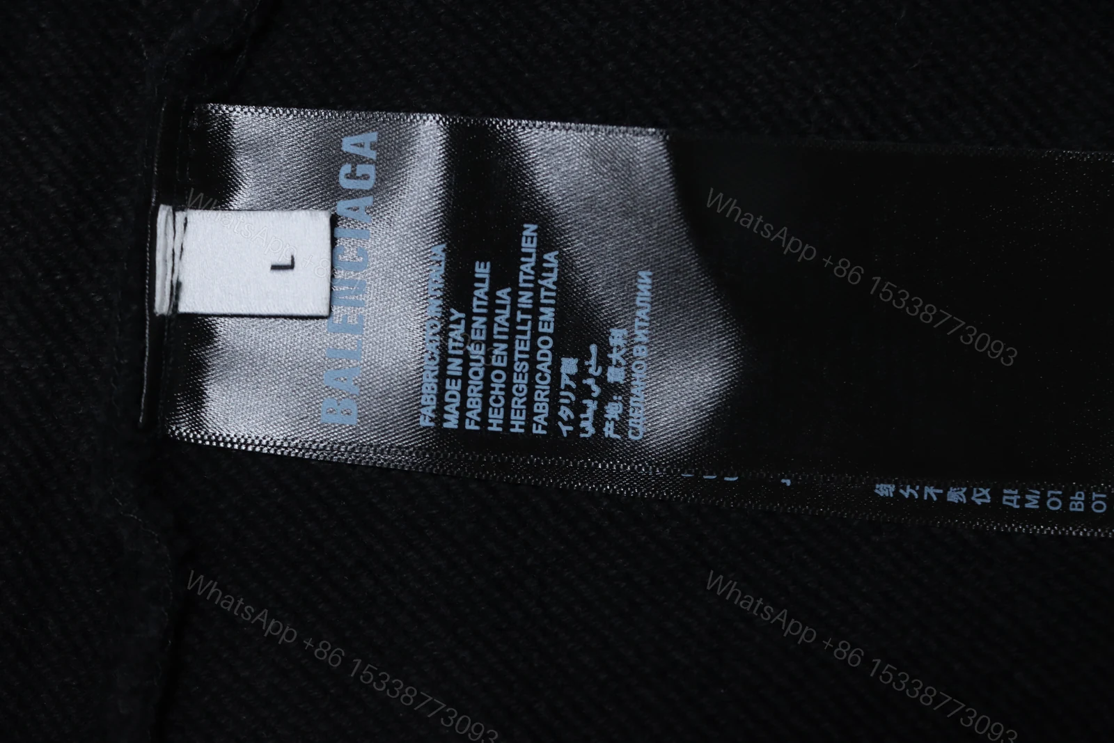 View 10 of Balenciaga Clothes Washed hand-painted letter round-neck hoodie