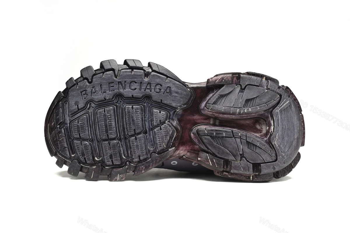 View 4 of Balenciaga Track Black Gray Purple 542436 W1AC5 0620